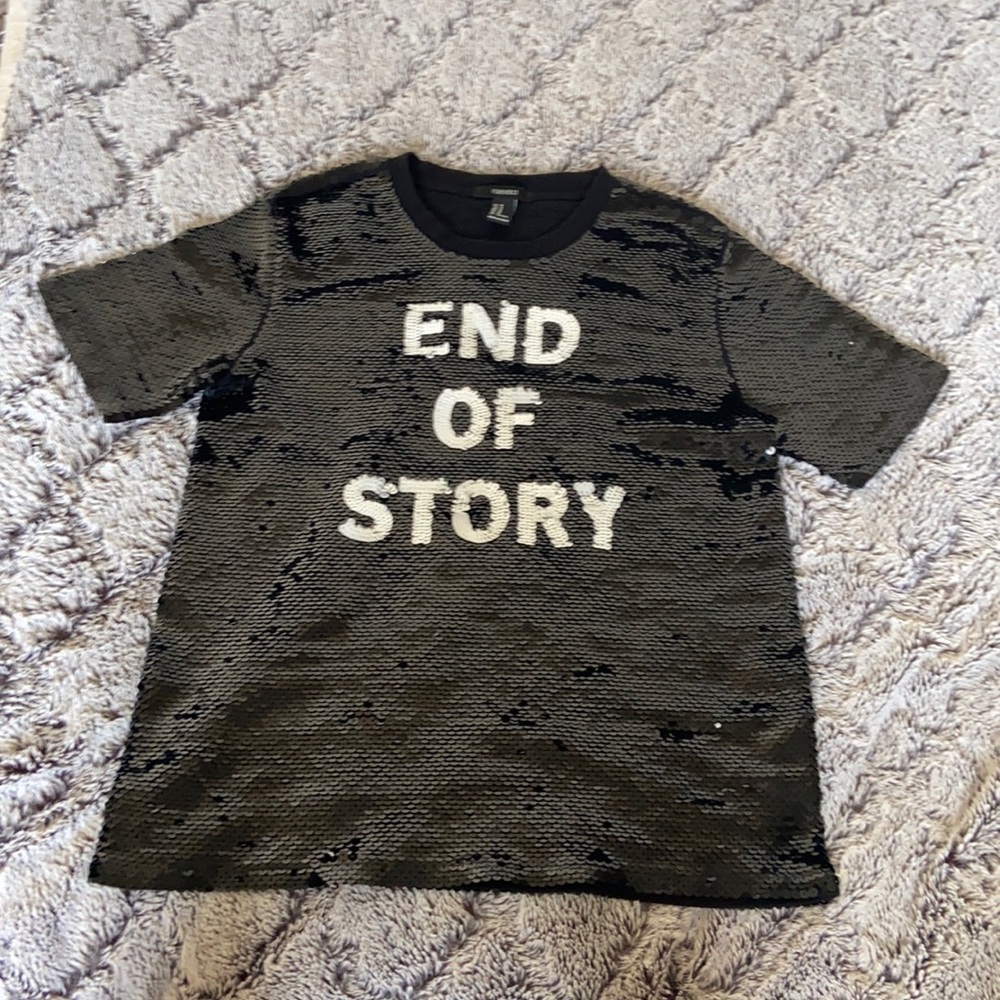 Black Sequence Shirt